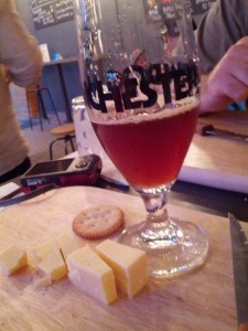 Vintage Cheddar with Green Flash Barley Wine