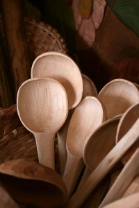 wooden spoons
