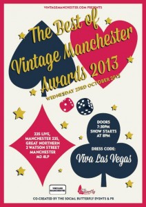 Vintage Awards 2013 Flyer