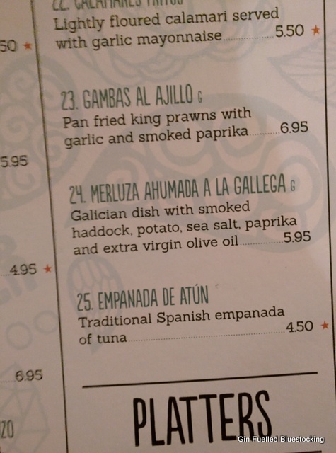 New Menu: Sandinista