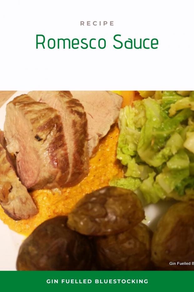 Image: Romesco Sauce Recipe Pinterest Graphic