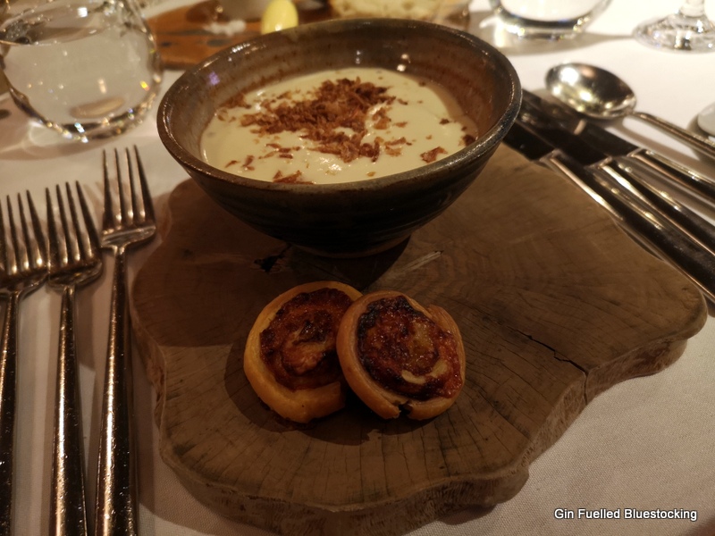 Image: The starter cheese and onion from James Martin Manchester