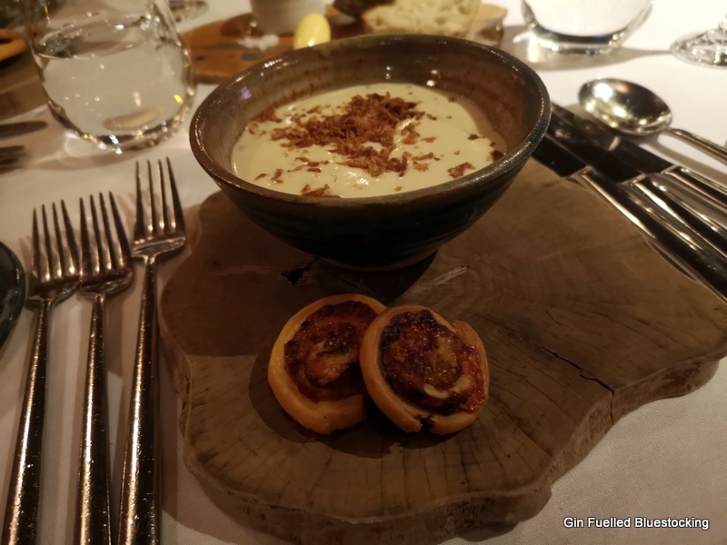 Image: The starter cheese and onion from James Martin Manchester