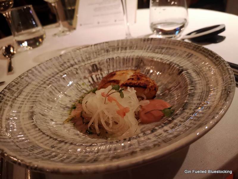 Image: Miso Cod fish course from James Martin Manchester.