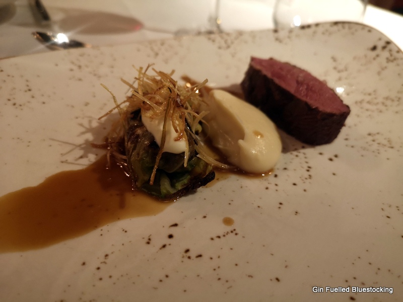 Image: Duck breast main course from James Martin Manchester.